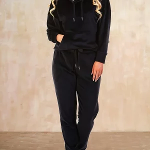 Sporty Plus Size Women's Hoodie & Joggers Set