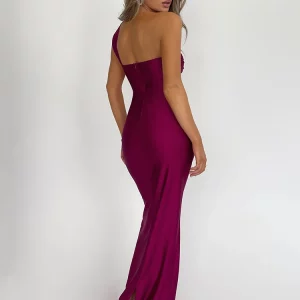 Strapless Backless Sexy Maxi Dress | One Shoulder Sleeveless Bodycon Club Party Long Dress