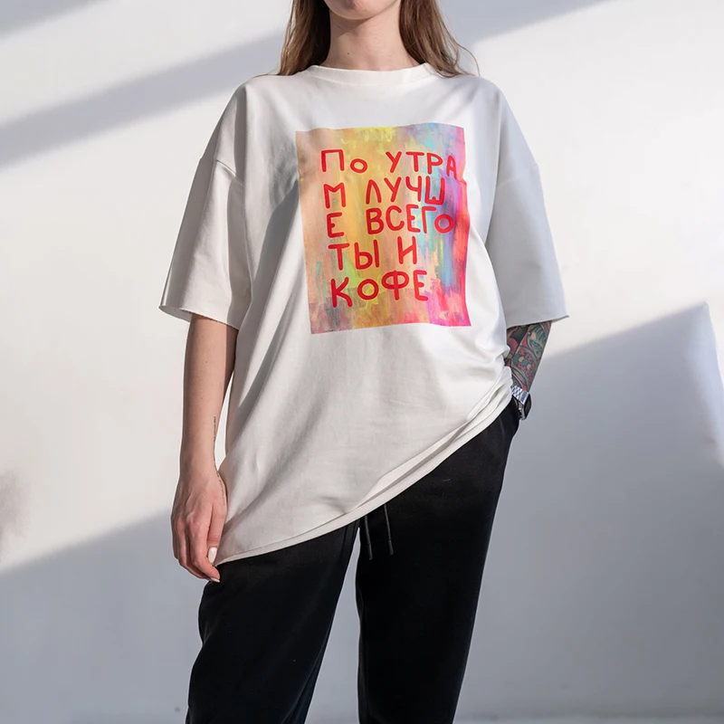 Summer Oversize Letter Print T-Shirt | Casual Streetwear Tee