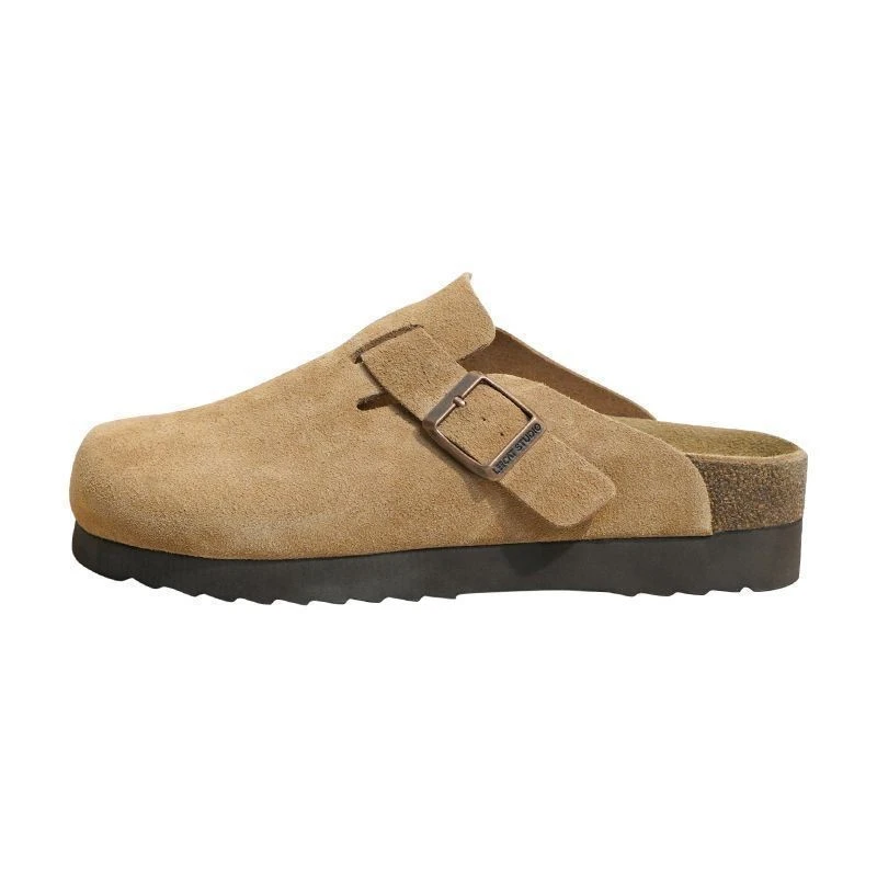 Summer Soft Suede Flat Shoes for Women & Men, Fashionable All-Match Couples Wear Cork Slippers