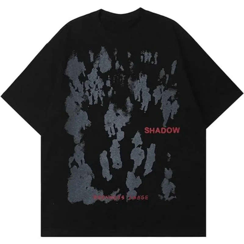 Summer Y2K Gothic Cotton Top for Women | Harajuku Street Apparel