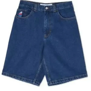 Vintage Denim Y2K Gym Shorts for Men - European & American Hip-hop Style