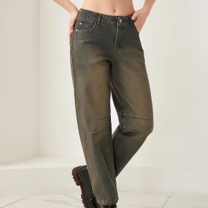 Vintage High Waist Harem Jeans for Women | Streetwear Baggy Pants