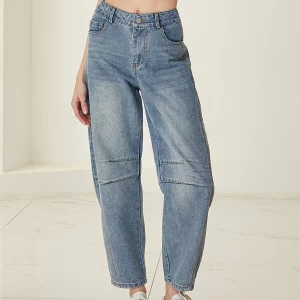 Vintage High Waist Harem Jeans for Women | Streetwear Baggy Pants