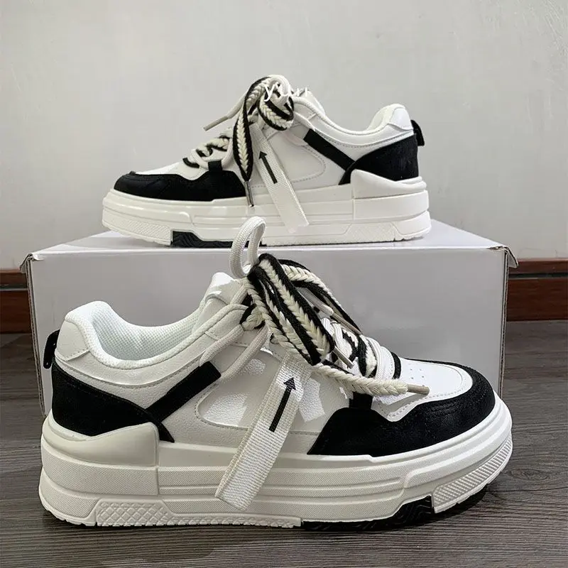 Vintage Korean Fashion Platform Sneakers for Women