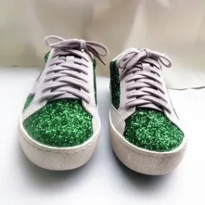 Vintage Star Dirty Shoes: Height Increasing White Sneakers