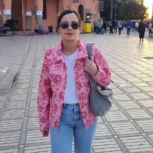 Vintage Street Outwear Women's Printed Jacket 2024 Fashion