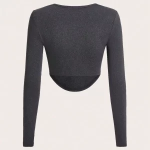 Women's Elegant Square Neck Bolero Crop Top