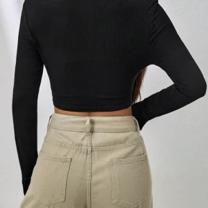 Women's Elegant Square Neck Bolero Crop Top