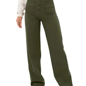 Women's High Waist Cargo Pants with Multiple Pockets