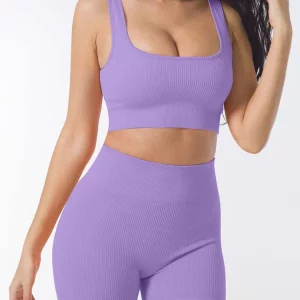 Women's High Waist Casual Sports Set - Spring/Summer