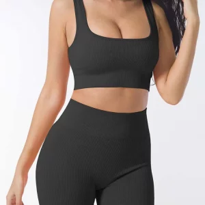 Women's High Waist Casual Sports Set - Spring/Summer