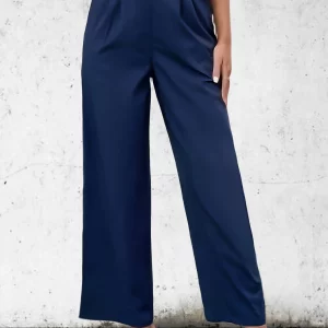 Women's Plus Size High Waist Solid Color Summer Pants