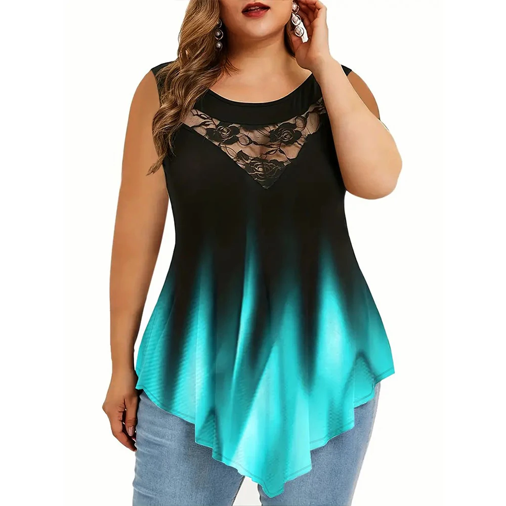 Women's Plus Size Oversized Tank Top for Summer & Autumn