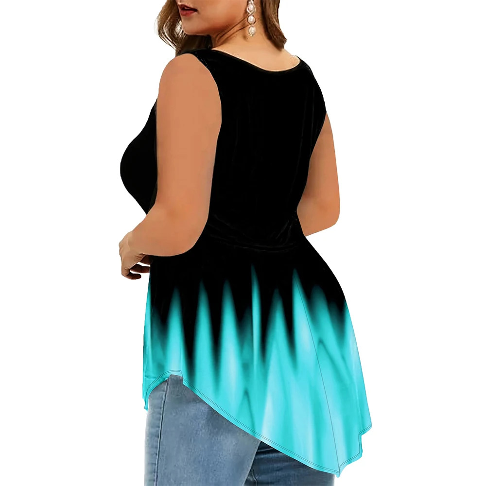 Women's Plus Size Oversized Tank Top for Summer & Autumn