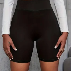 Women's Seamless High Rise Plus Size Fitness Shorts