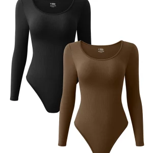 Women's Sexy Long Sleeve Yoga Sports Bodysuit