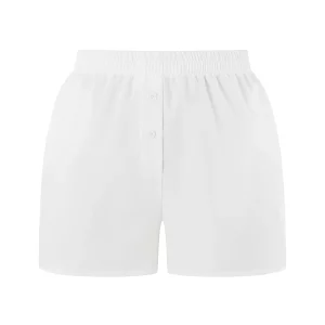 Women's Solid Color Casual Lounge Shorts with Elastic Band & Pockets