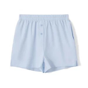 Women's Solid Color Casual Lounge Shorts with Elastic Band & Pockets