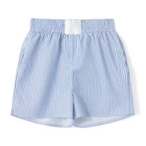 Women's Striped Loose Shorts 2024 Summer Collection - High Waist Casual Lounge Shorts