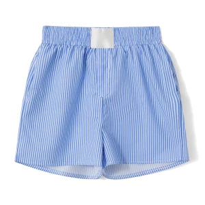 Women's Striped Loose Shorts 2024 Summer Collection - High Waist Casual Lounge Shorts