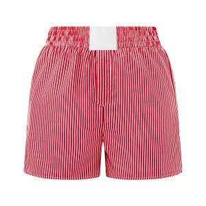 Women's Striped Loose Shorts 2024 Summer Collection - High Waist Casual Lounge Shorts