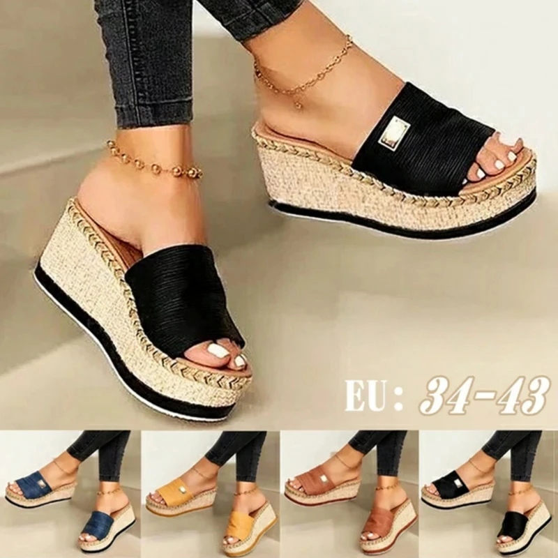 Women's Summer Platform Wedge Sandals - Classic Style