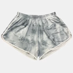 Women's Tie Dye Elastic Waist Casual Shorts