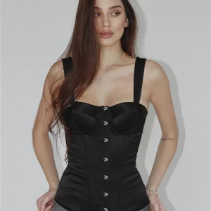 Y2K Sexy Fashion Women's Skinny Corset Crop Tops