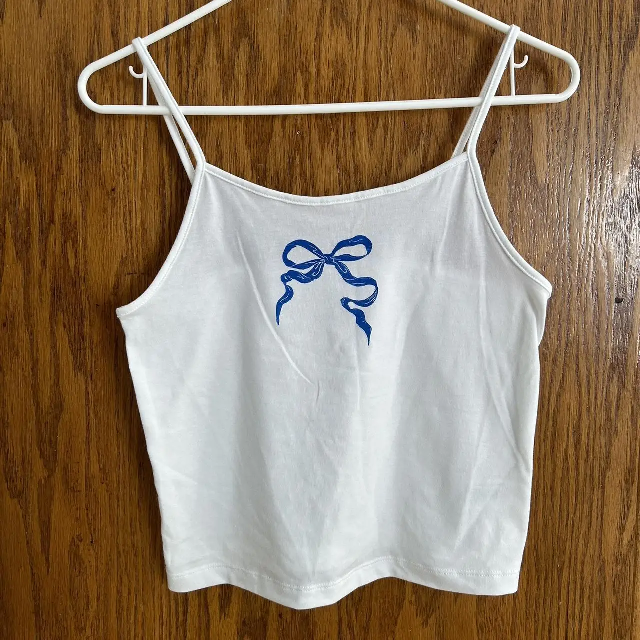 Aesthetic Vintage Y2K Crop Top Tee with Bow Tie Print