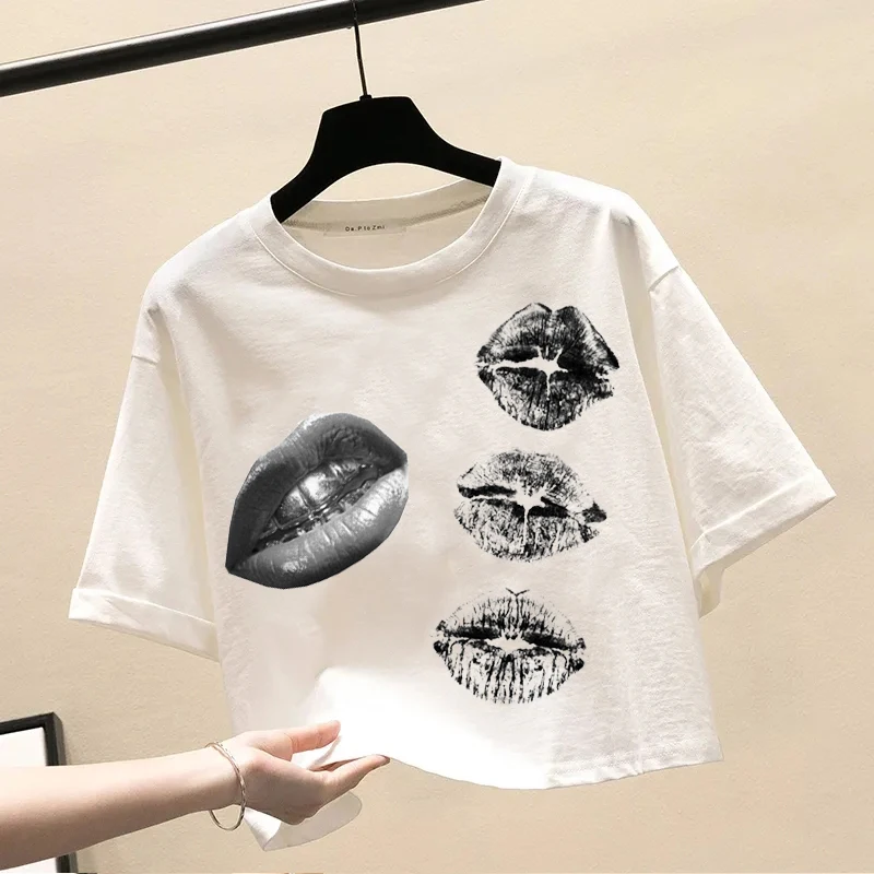 Retro Y2K Movie Print T-Shirt: European & American Style Street Chic for Women