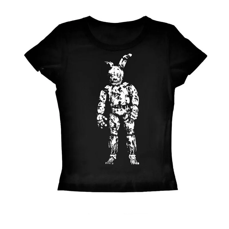 Women's Y2K Punk Aesthetic Printed T-Shirt - Vintage Gothic Streetwear