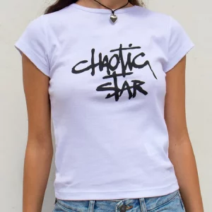 Y2K Aesthetic Streetwear: Tight Baby Tee for Spicy Girls