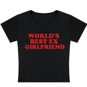 Y2K Alphabet Print Harajuku Fashion Tight-Fit Spicy Girl T-Shirt