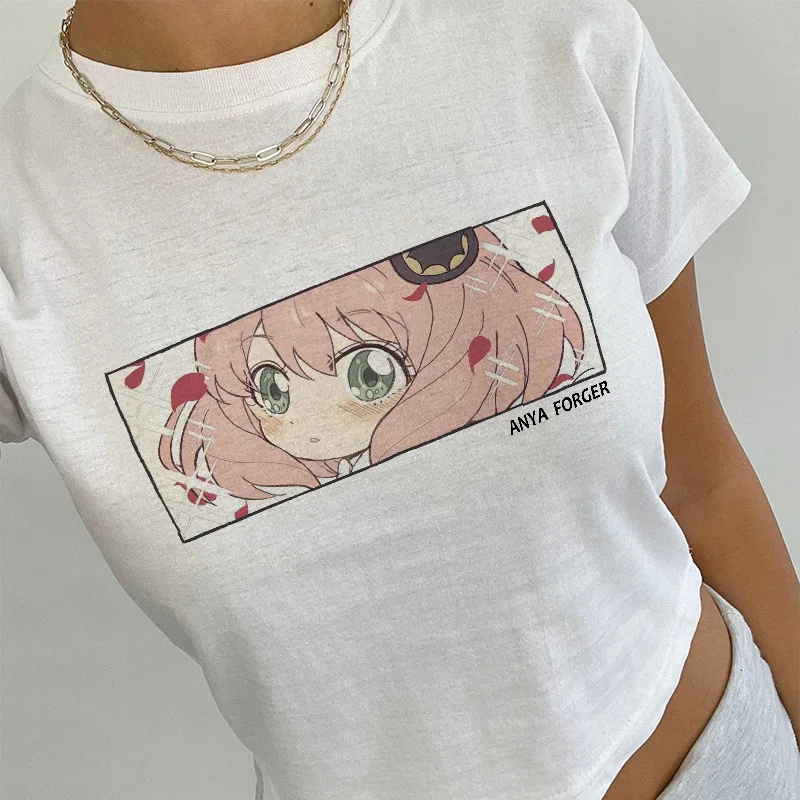 Y2K Anime Print T-Shirt - Cute Cartoon Hot Summer Top