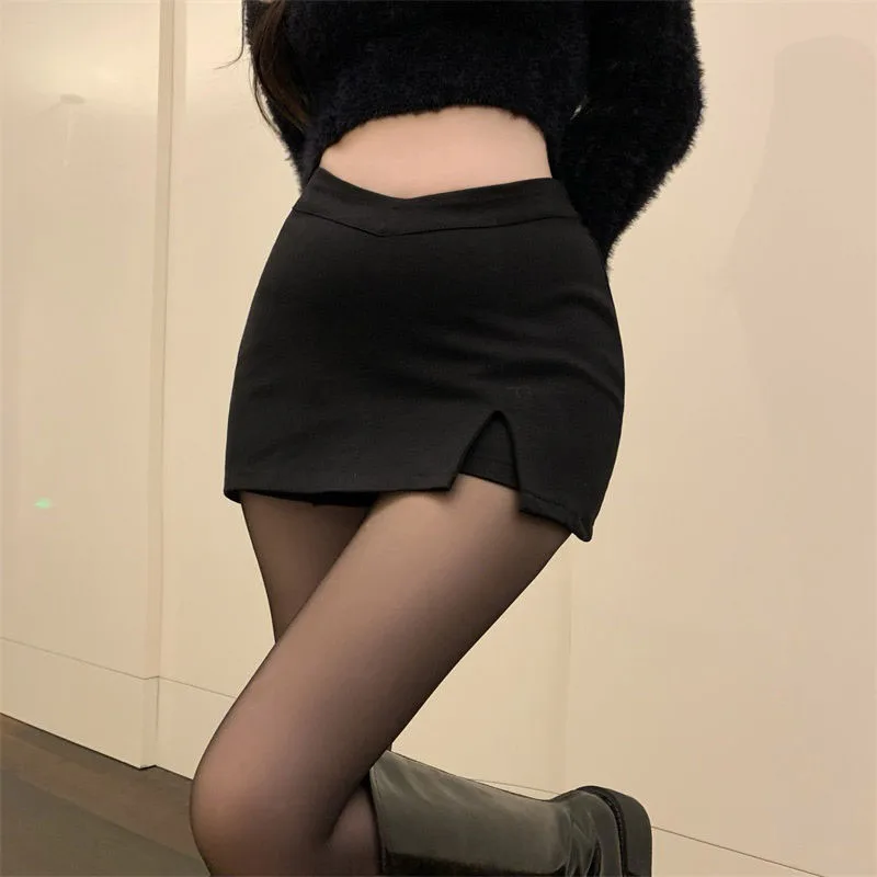 Y2K Black High Waist Mini Skirt - Sexy Summer Fashion for Women