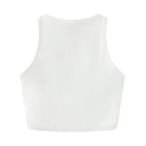 Y2K Double Cross Print Summer Vest