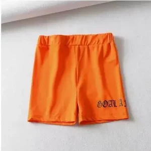 Y2K Elastic Waist Sports Shorts - Summer Casual Fitness Cycling Wear