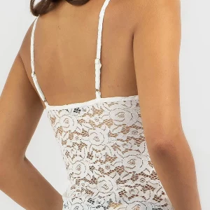 Y2K Eyelet Lace Camisoles - Spaghetti Strap Backless Tank Tops