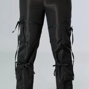 Y2K Fashion Cargo Pants: V Front Waist Baggy Trousers for Women