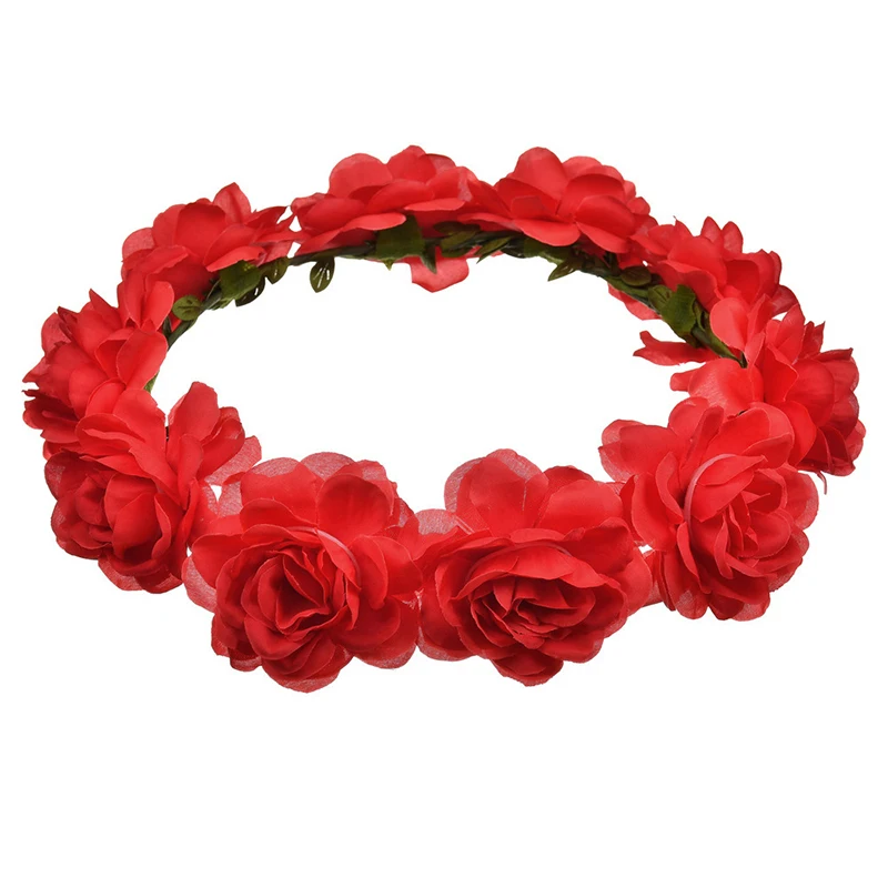 Y2K Floral Crown Headband for Women - Wedding Party Hair Accessory