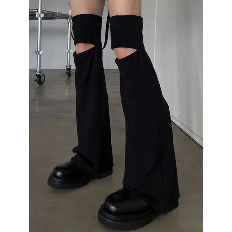 Y2K Goth Women Leg Warmers: Aesthetic Super Soft Boots Shoes Cuffs Covers