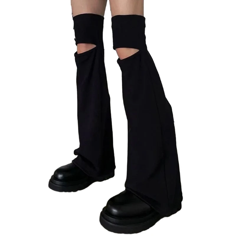 Y2K Goth Women Leg Warmers: Aesthetic Super Soft Boots Shoes Cuffs Covers