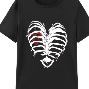 Y2K Gothic Print Casual T-Shirt