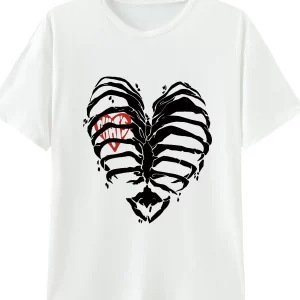 Y2K Gothic Print Casual T-Shirt