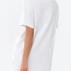 Y2K Graphic Drop Shoulder Tee Dress