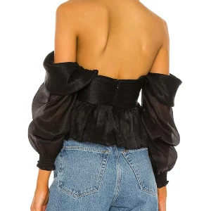 Y2K Grunge Aesthetic Crop Top for Club Streetwear - Korean Fashion Women's Off-Shoulder Shirt