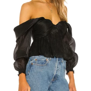 Y2K Grunge Aesthetic Crop Top for Club Streetwear - Korean Fashion Women's Off-Shoulder Shirt