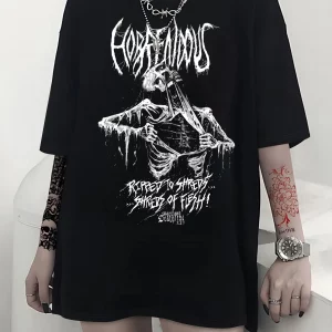 Y2K Grunge Gothic Punk Streetwear T-Shirt