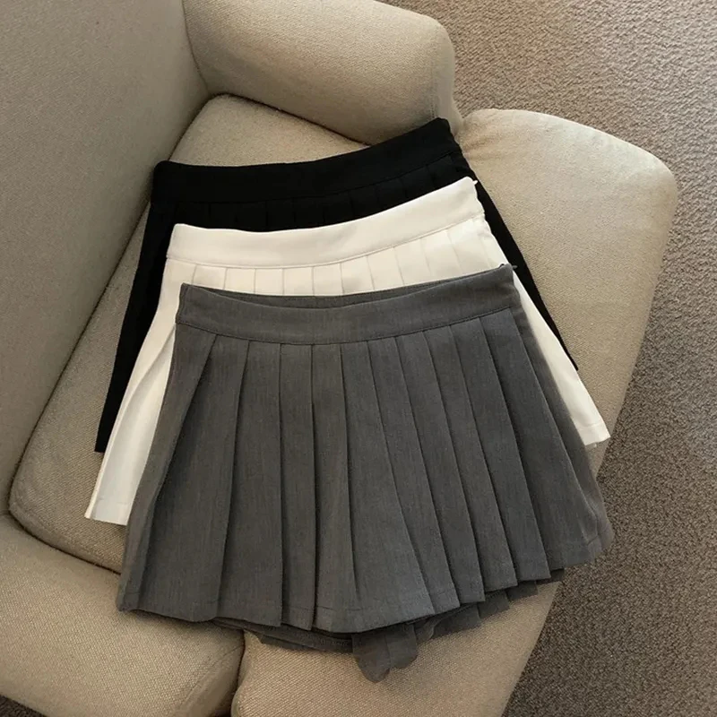 Y2K Grunge Pleated Mini Skirt - High Waist Summer Fashion Statement